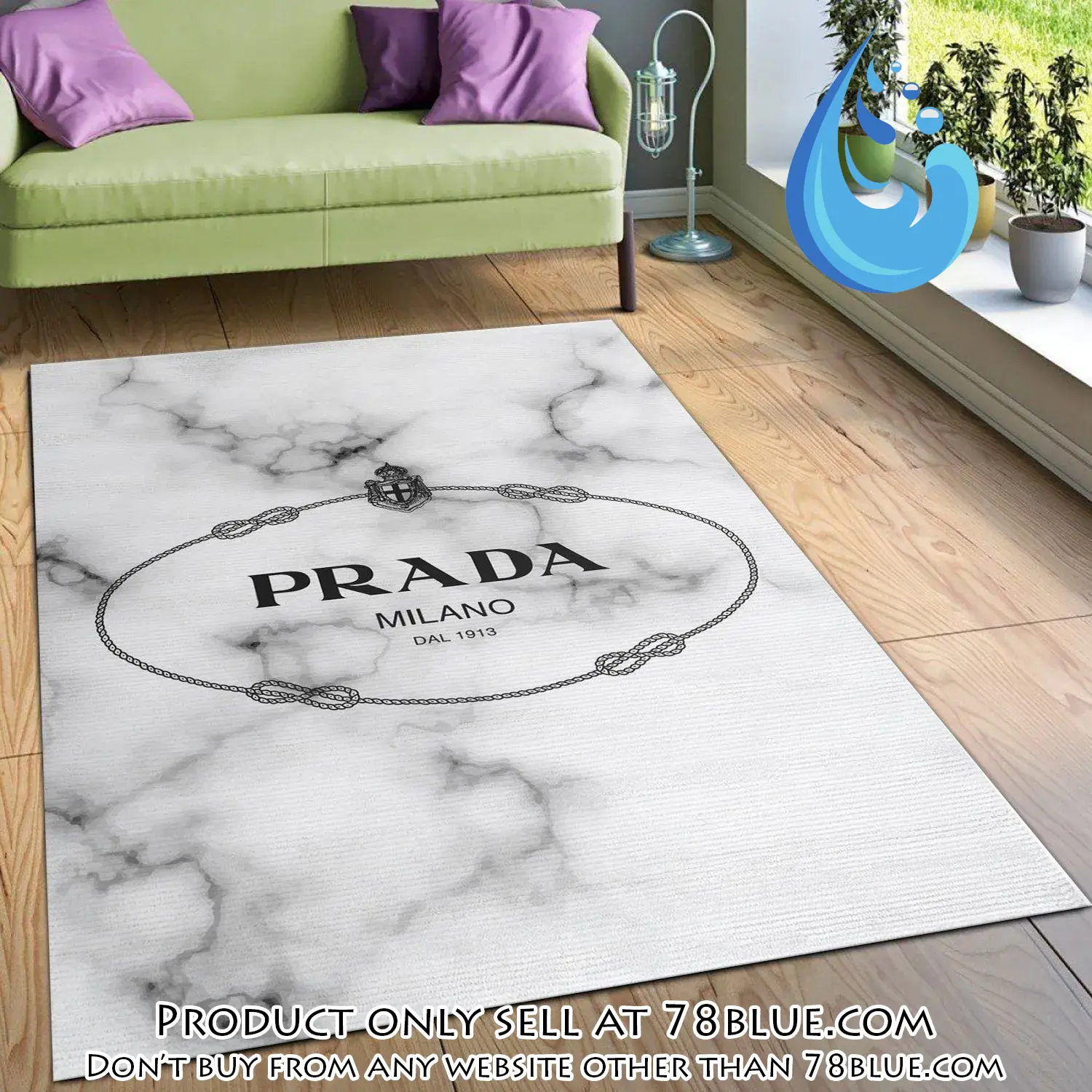 Prada milano rug bedroom rug christmas gift us decor 78b0639757